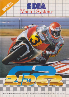 GP Rider for the Sega Master System Front Cover Box Scan