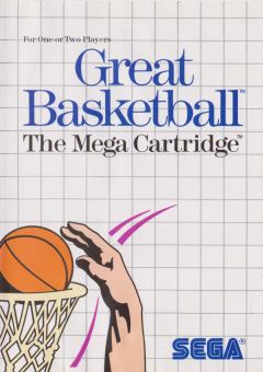 Great Basketball for the Sega Master System Front Cover Box Scan