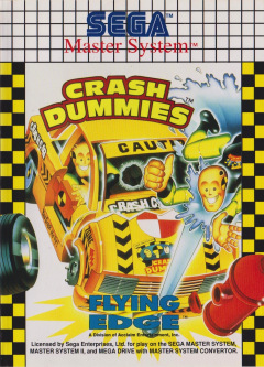 The Incredible Crash Dummies for the Sega Master System Front Cover Box Scan