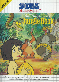 The Jungle Book (Disney's) for the Sega Master System Front Cover Box Scan