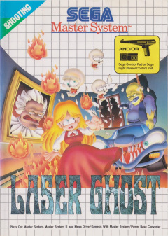 Laser Ghost for the Sega Master System Front Cover Box Scan