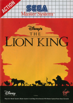 The Lion King for the Sega Master System Front Cover Box Scan