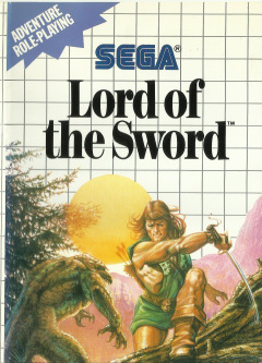 Lord of The Sword for the Sega Master System Front Cover Box Scan