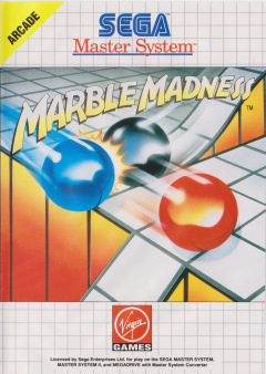 Marble Madness for the Sega Master System Front Cover Box Scan