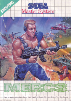 Mercs for the Sega Master System Front Cover Box Scan