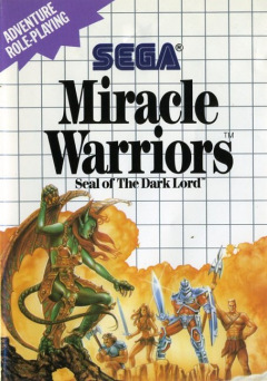 Miracle Warriors: Seal of The Dark Lord for the Sega Master System Front Cover Box Scan