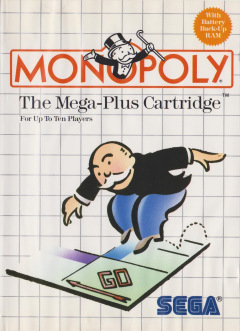 Monopoly for the Sega Master System Front Cover Box Scan