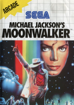 Michael Jackson's Moonwalker for the Sega Master System Front Cover Box Scan