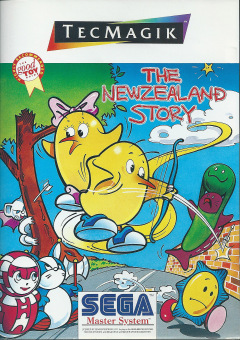 The NewZealand Story for the Sega Master System Front Cover Box Scan