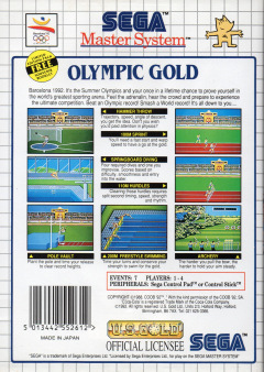 Scan of Olympic Gold: Barcelona 