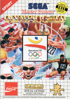Olympic Gold: Barcelona '92 for the Sega Master System Front Cover Box Scan