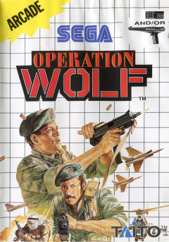 Operation Wolf for the Sega Master System Front Cover Box Scan
