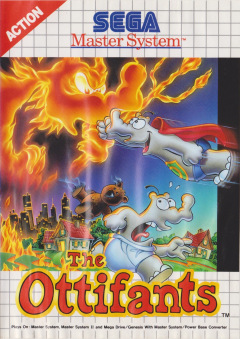 The Ottifants for the Sega Master System Front Cover Box Scan