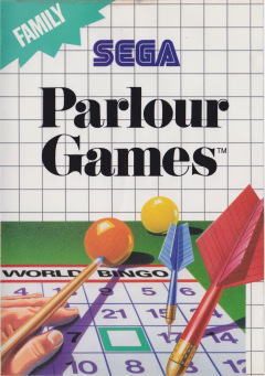 Parlour Games for the Sega Master System Front Cover Box Scan