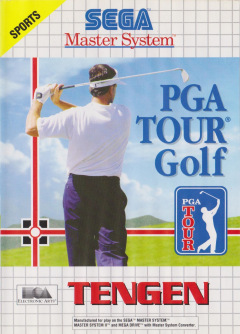 PGA Tour Golf for the Sega Master System Front Cover Box Scan