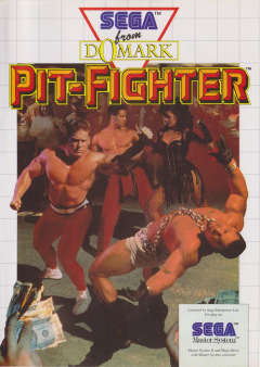 Pit-Fighter for the Sega Master System Front Cover Box Scan