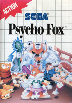 Psycho Fox for the Sega Master System Front Cover Box Scan
