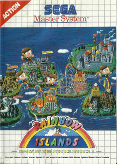 Rainbow Islands for the Sega Master System Front Cover Box Scan