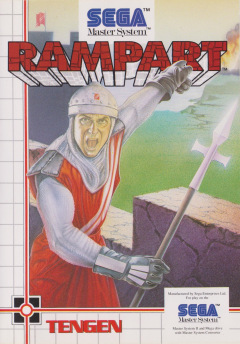 Rampart for the Sega Master System Front Cover Box Scan