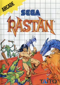 Rastan for the Sega Master System Front Cover Box Scan