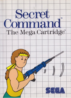 Secret Command for the Sega Master System Front Cover Box Scan