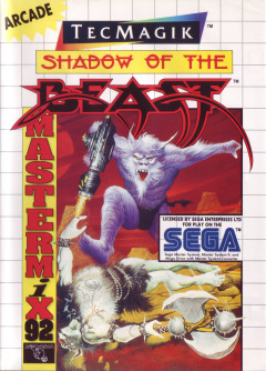 Shadow of the Beast for the Sega Master System Front Cover Box Scan