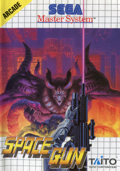 Space Gun for the Sega Master System Front Cover Box Scan