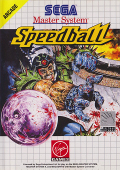 Speedball for the Sega Master System Front Cover Box Scan