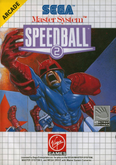 Speedball 2 for the Sega Master System Front Cover Box Scan