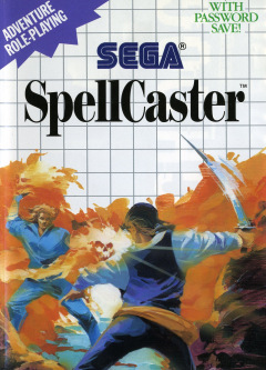 SpellCaster for the Sega Master System Front Cover Box Scan