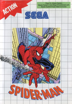 Spider-Man for the Sega Master System Front Cover Box Scan