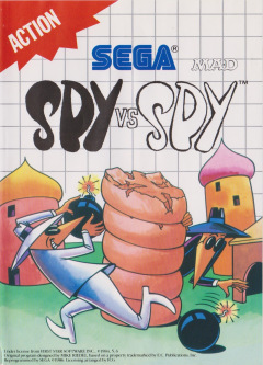 Spy Vs Spy for the Sega Master System Front Cover Box Scan