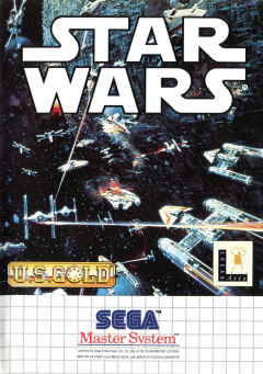 Star Wars for the Sega Master System Front Cover Box Scan