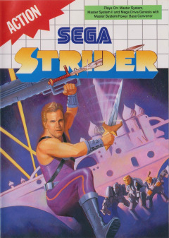 Strider for the Sega Master System Front Cover Box Scan