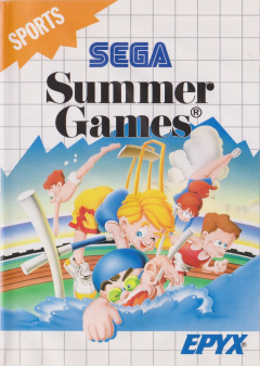 Summer Games for the Sega Master System Front Cover Box Scan
