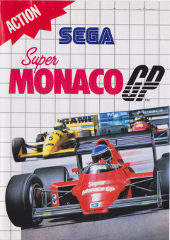 Super Monaco GP for the Sega Master System Front Cover Box Scan