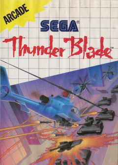 Thunder Blade for the Sega Master System Front Cover Box Scan
