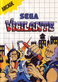 Vigilante for the Sega Master System Front Cover Box Scan