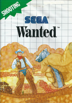 Wanted for the Sega Master System Front Cover Box Scan