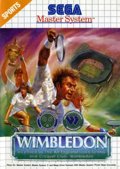 Wimbledon for the Sega Master System Front Cover Box Scan