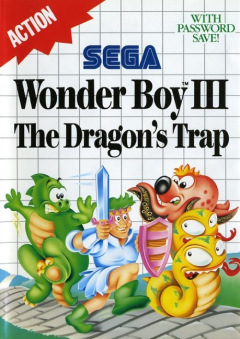 Wonder Boy III: The Dragon's Trap for the Sega Master System Front Cover Box Scan