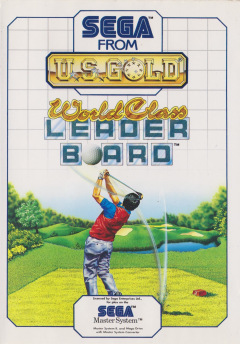 World Class Leader Board for the Sega Master System Front Cover Box Scan