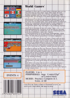 Scan of World Games