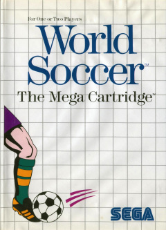 World Soccer for the Sega Master System Front Cover Box Scan