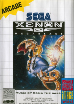 Xenon 2: Megablast for the Sega Master System Front Cover Box Scan