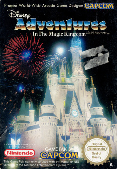 Adventures in the Magic Kingdom (Disney) for the NES Front Cover Box Scan