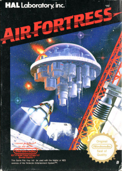 Air Fortress for the NES Front Cover Box Scan