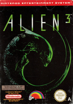 Alien³ for the NES Front Cover Box Scan