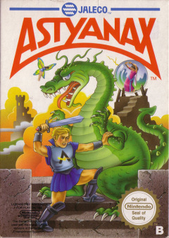Astyanax for the NES Front Cover Box Scan