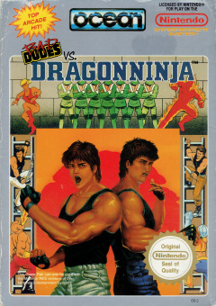 Bad Dudes vs. Dragonninja for the NES Front Cover Box Scan
